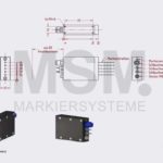 MK22 Skizze Mehrduesen Markierkopf Farbmarkiersystem | MSM Markiersysteme Kennzeichnungssysteme
